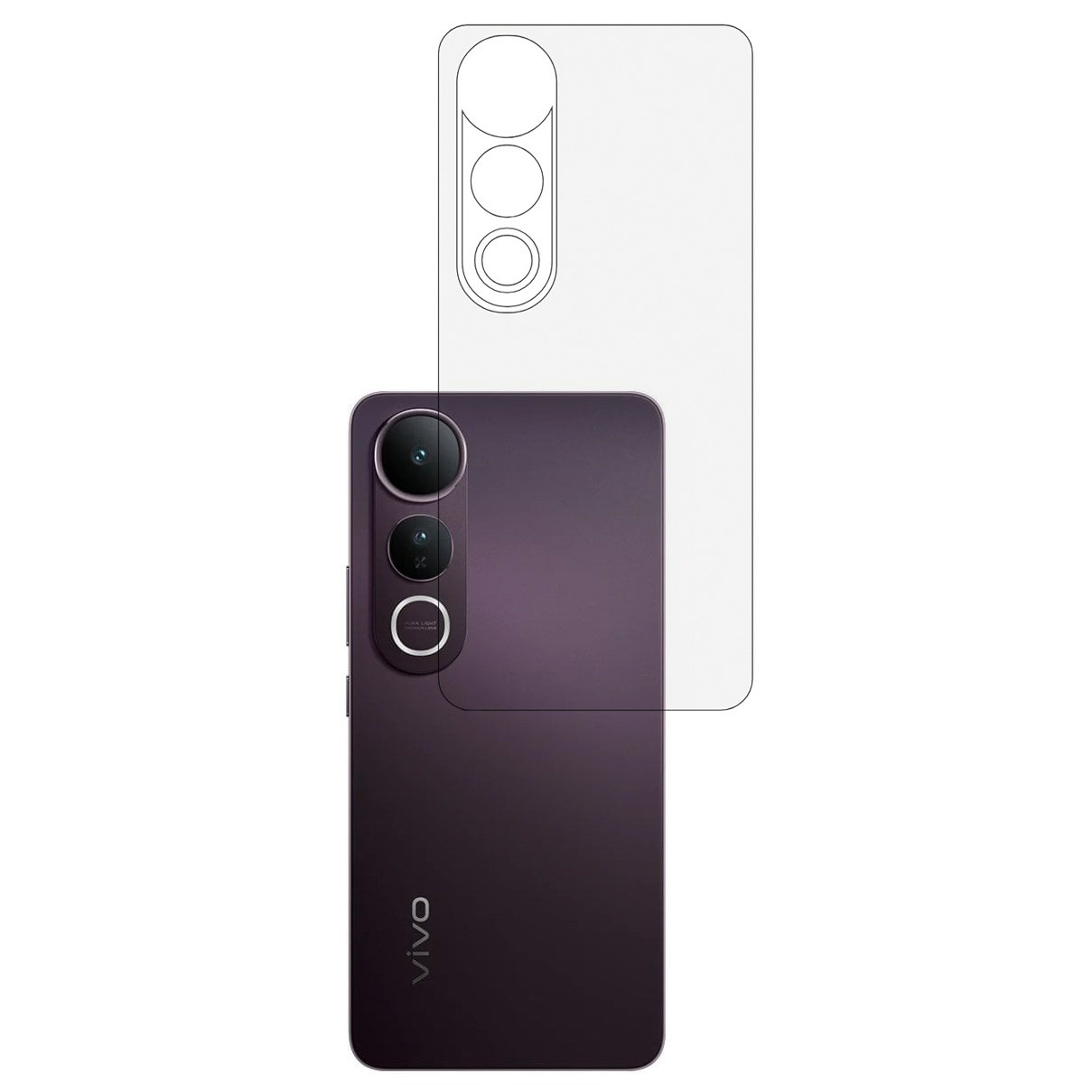 Плівка на задню панель Mietubl HD для Vivo V50 Lite 5G, фото 1