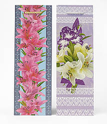 Подарочный бумажный пакет БУТЫЛКА 12*9*36 см