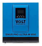 Гібридний сонячний інвертор Voltpolska SINUS PRO ULTRA 6500 24/230 В (3/6.5 кВт) + 60A MPPT (160 В)