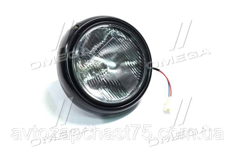 Фара Газ 53, 3307, 66 Уаз 469, 452, Хантер 3151, Ваз 2101, 2102 пластиковий корпус , з лампочкою (виробник Дорожня карта), фото 1