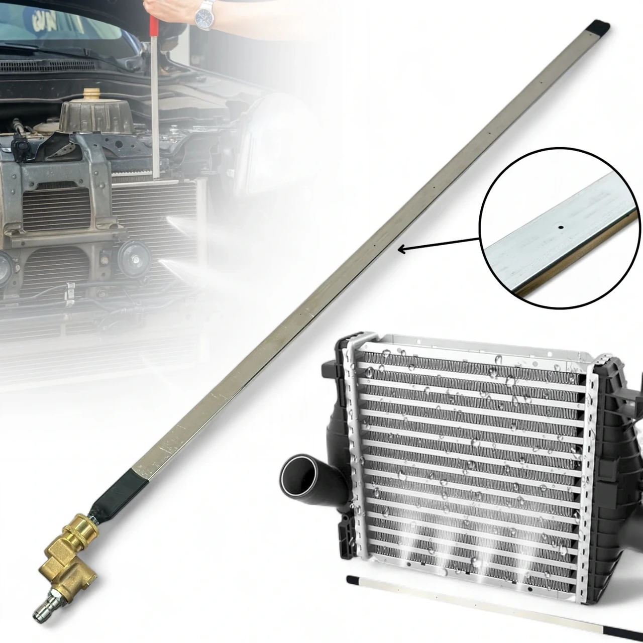 Насадка для миття та продування автомобільних радіаторів 80 см, фото 1