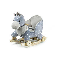 Конячка-гойдалка з коліщатками KiderKraft Grey