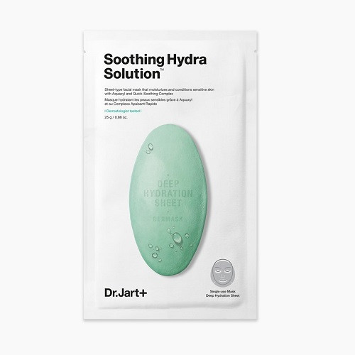 Заспокійлива маска для обличчя Dr. Jart+ Dermask Water Jet Soothing Hydra Solution, 25 г (8809642712232)