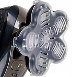 Бритва-тример для волосся, бороди Soulima 26423, 6 головок, роторна, IPX6, фото 10