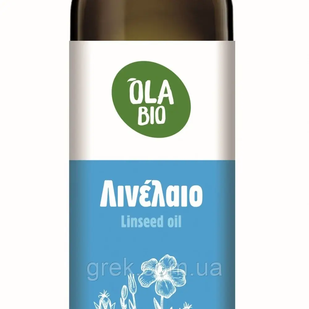 Лляна олія органічна ΟΛΑ ΒΙΟ 250 мл, фото 1