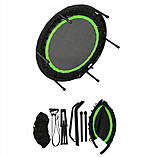 Батут для фітнесу Costway  із опорною ручкою та гумками для рук, фото 3