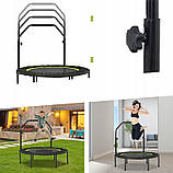 Батут для фітнесу Costway  із опорною ручкою та гумками для рук, фото 4