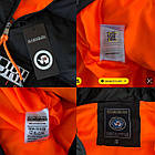 Молодіжна чоловіча жилетка Napapijri стьобана чорна безрукавка з капюшоном напапірі жилет спортивний пуховий, фото 8