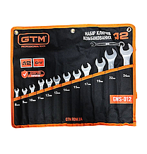 GTM Набір ключів комб. 8-24мм 12од. чохол