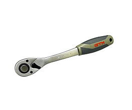 GTM Трещітка 1/2" 72 зуба 250мм вигнута