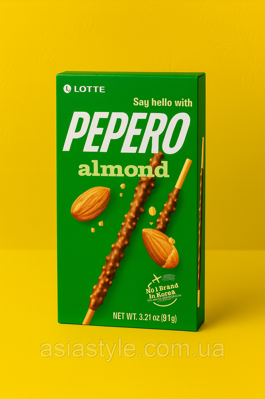Корейські бісквітні палички, вкриті шоколадом та обсипані повітряним рисом, Pepero Crunchy (Lotte, Корея), Во, фото 1
