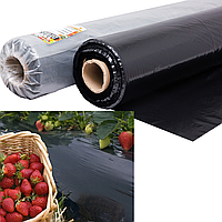 Пленка 30 мкм 1.20м*1000м для черная полиэтиленовая для мульчирования и строительства