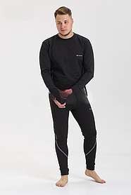 Чоловіча термобілизна чорного кольору в батальному розмірі