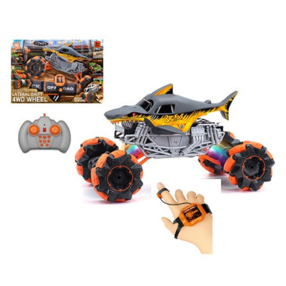 Дитяча машина на радіокеруванні Акула з пультом та браслетом K16-A2S, фото 1