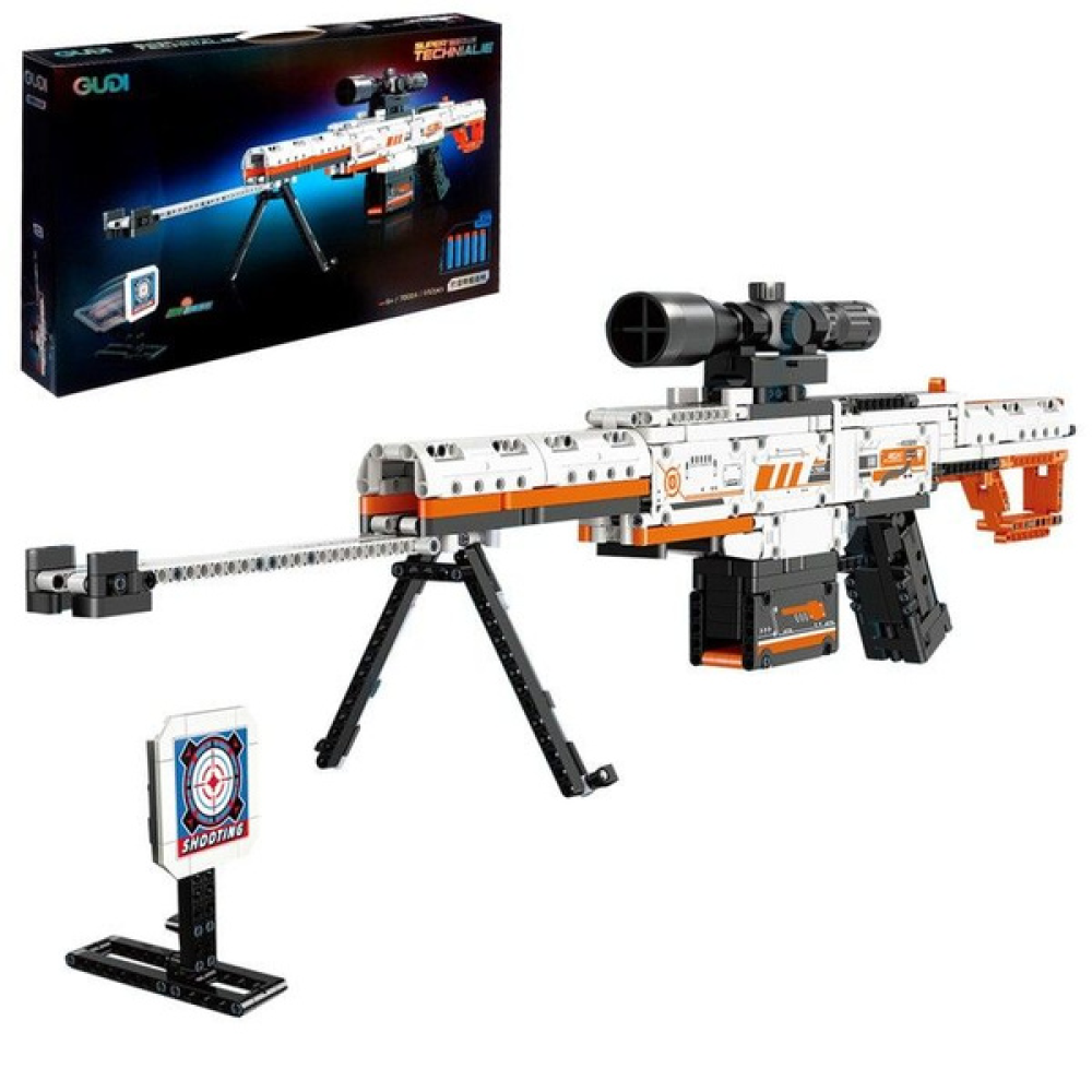 Снайперська гвинтівка конструктор 692 деталі 70004, фото 1