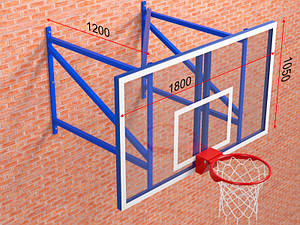 Ферма з виносом 1,2 м з ігровим щитом з оргскла 10 мм і масовим кільцем