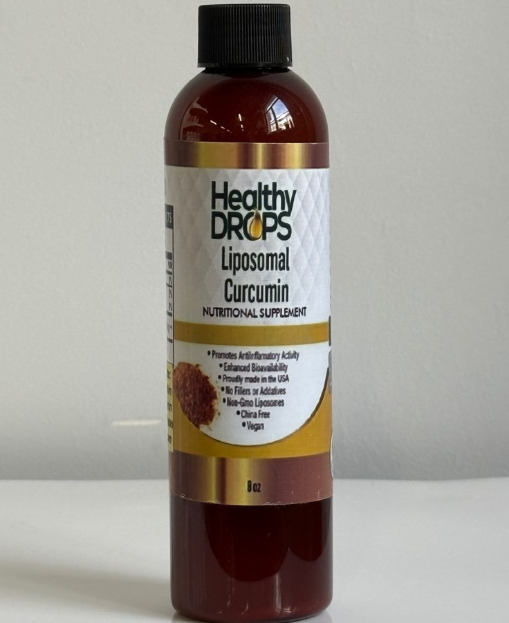 Healthy Drops Liposomal Curcumin / Ліпосомальний куркумін 236 мл, фото 1