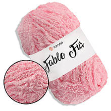 YarnArt Fable Fur, Ніжно-рожевий №977