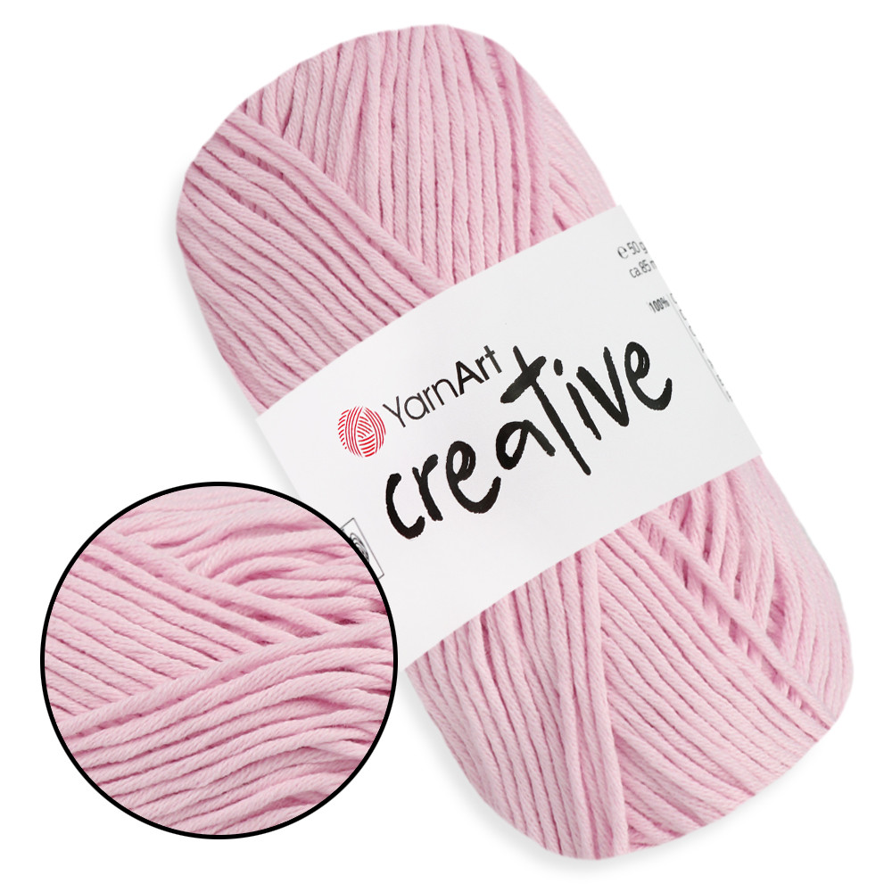YarnАrt Creative, Ніжно рожевий №229, фото 1
