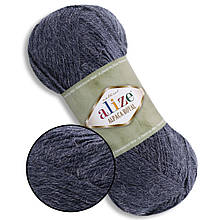 Alize Alpaca Royal New, Джинсовий меланж №203