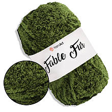 YarnArt Fable Fur, Хакі №982