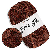 YarnArt Fable Fur, Шоколад №986