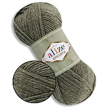 Alize Alpaca Royal New, Зелений меланж №577
