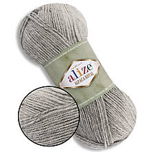 Alize Alpapa Royal New, Сірий меланж No21