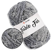 YarnArt Fable Fur, Сталевий №972