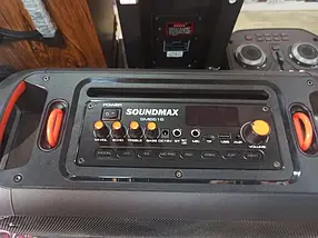 Портативна акустична система Temeisheng TMS-6616 25*2Вт 8"+3.5" з Bluetooth, караоке та радіомікрофонами, фото 2