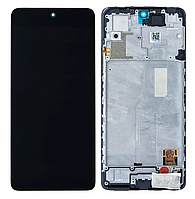 Дисплей Xiaomi Redmi Note 10 Pro 4G / Poco X4 Pro чорний Екран з сенсором (модуль) Incell + рамка