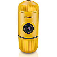Еспресо-кавоварка Wacaco Nanopresso з чохлом (Жовтий)