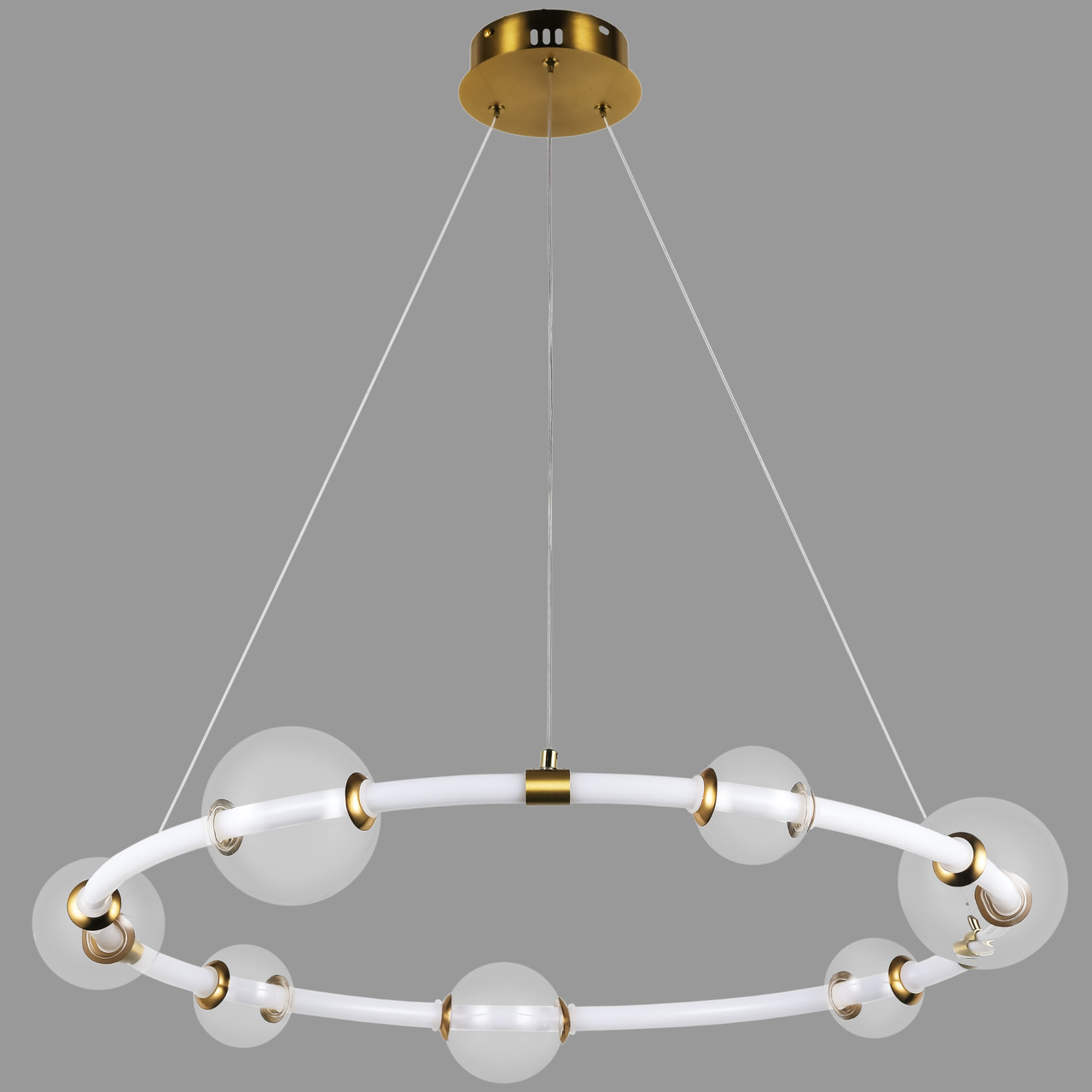 Підвісна бронзова люстра 20W 3000К 75см (81-2021 (750) AB)