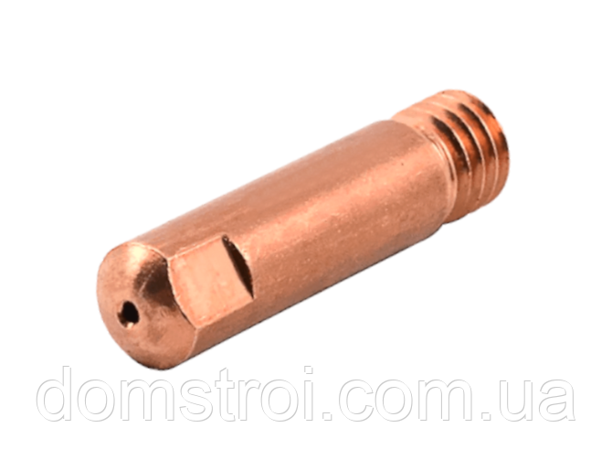 Накінечник для зварювальних пальників MIG/MAG мідь Т2 E-Cu VITA (ES-0001) М6 6×25 мм / під дріт Ø 0.8 мм
