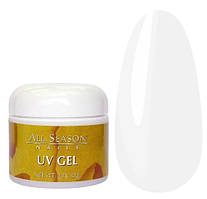 Моделюючий гель All Season UV Gel (білий, 56г) для нарощування та зміцнення нігтів