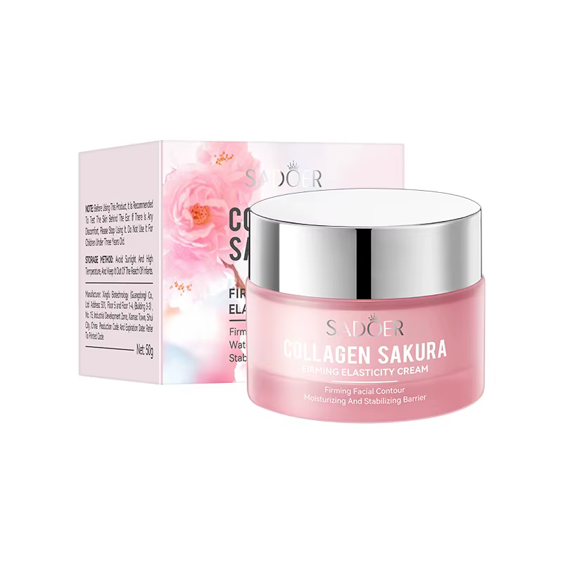 Крем для обличчя SADOER Collagen Sakura зміцнювальний, поживний 50 г, фото 1