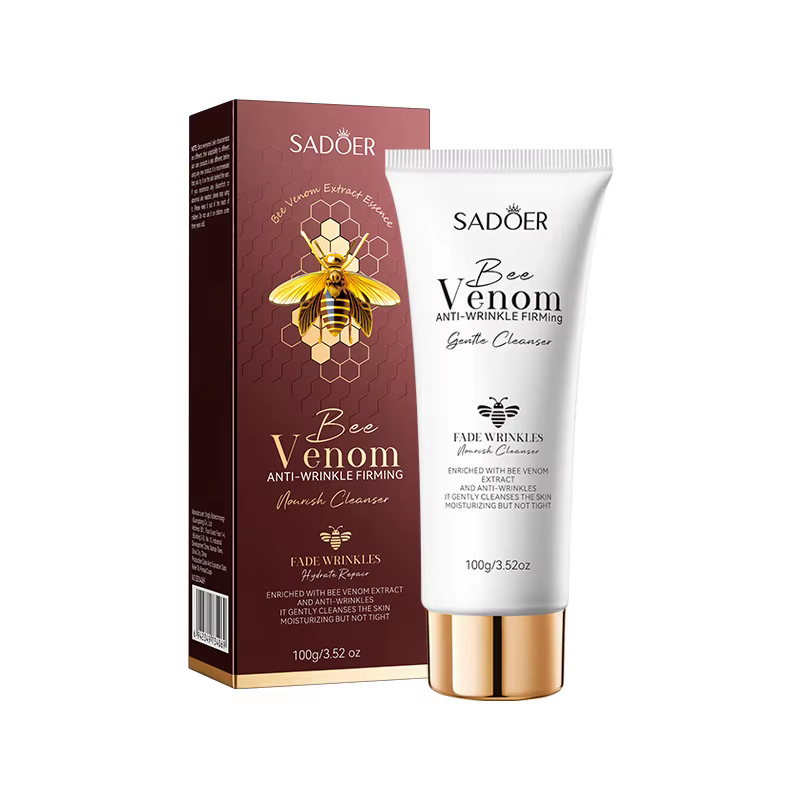 Пінка для вмивання SADOER Bee Venom антивіковий догляд із бджолиною отрутою 100 г, фото 1