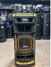 Портативна колонка Temeisheng 10301 – 80W, Bluetooth, TWS, RGB, мікрофони, FM, USB, AUX, фото 2