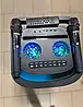Портативна колонка Temeisheng 10301 – 80W, Bluetooth, TWS, RGB, мікрофони, FM, USB, AUX, фото 6