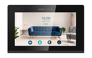 Відеодомофон 7'' Wi-Fi IPS ARNY AVD-742A для контролю доступу та безпеки дому, чорний