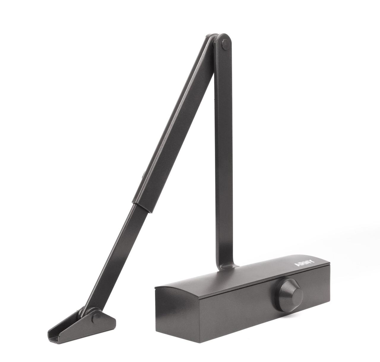 Доводчик дверей ARNY F6800-3 коричневий для м'якого закриття, регульованої швидкості закриття, підходить для дверей вагою до 65 кг