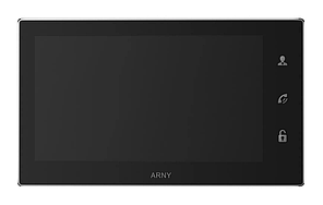 Відеодомофон ARNY AVD-740 2Мп 7'' IPS, Чорний для контролю безпеки з детектором руху та сенсорним екраном, підтримка Full HD відео