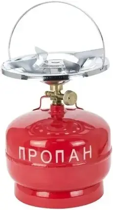 Газовий балон з конфоркою для кемпінгу 3 л – зручність та економія у поході, фото 1