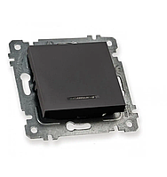 МЕXАНІЗМ ВИМИКАЧА 1 КЛ, 10А, З СВІТЛОВИМ ІНДИКАТОРОМ, RITA, MUTLUSAN, ЧОРНИЙ