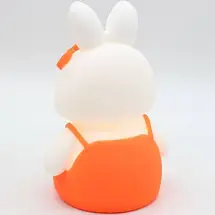Силіконовий нічник "Зайчик" для дітей, акумуляторний LED світильник з таймером та 5 режимами підсвічування, фото 4