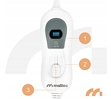 Електрична ковдра плед із підігрівом 180х130 см Malteс 113467 120 Вт, фото 2