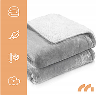 Електрична ковдра плед із підігрівом 180х130 см Malteс 113467 120 Вт, фото 4