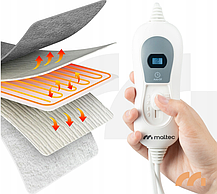 Електрична ковдра плед із підігрівом 180х130 см Malteс 113467 120 Вт, фото 5