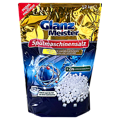 Сіль для посудомийної машини Гланз Містер Glanz Meister 1,2kg 10шт/ящ (Код: 00-00018217)
