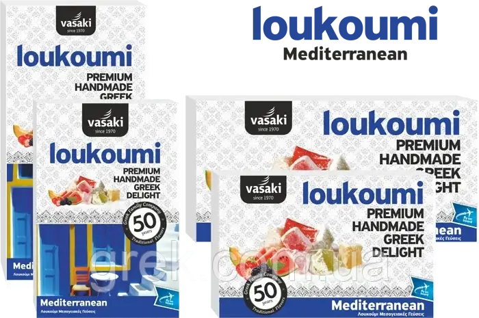 Рахат-лукум "Середземноморський" Vasaki 250 г, фото 1